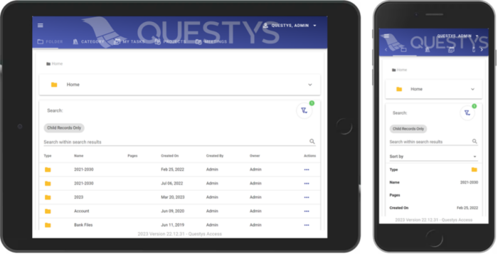 Questys Access-forweb